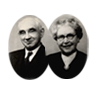 Mr George William Ormerod e sua moglie Mary, fondatori di Lancashire Sock